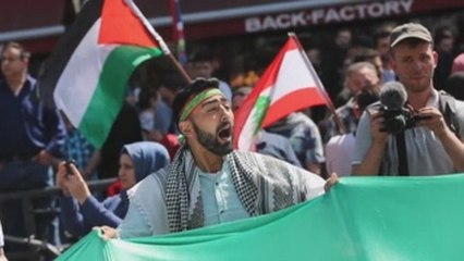 Protestas a favor y en contra de Israel coinciden en Berlín