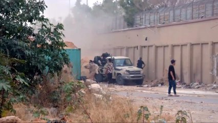 قوات حكومة الوفاق تهاجم قوات حفتر جنوب طرابلس