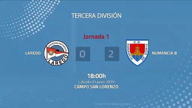 Resumen partido entre Laredo y Numancia B Jornada 1 Tercera División - Play Offs Ascenso