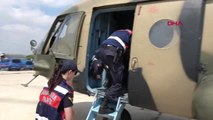 BURSA Polis ve jandarmadan bayram trafiğine helikopterli müdahale