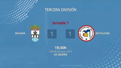 Resumen partido entre Náxara y Mutilvera Jornada 1 Tercera División - Play Offs Ascenso
