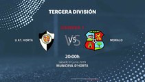 Previa partido entre U At. Horta y Moralo Jornada 1 Tercera División - Play Offs Ascenso