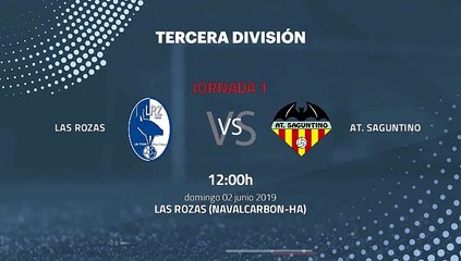 Previa partido entre Las Rozas y At. Saguntino Jornada 1 Tercera División - Play Offs Ascenso