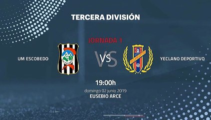 Previa partido entre UM Escobedo y Yeclano Deportivo Jornada 1 Tercera División - Play Offs Ascenso