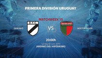 Pre match day between Danubio and Boston River Round 15 Apertura Uruguay