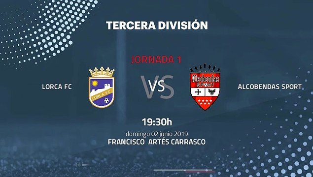 Previa partido entre Lorca FC y Alcobendas Sport Jornada 1 Tercera División - Play Offs Ascenso