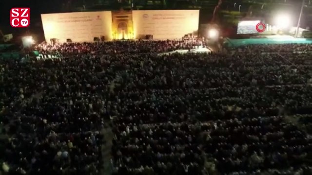 Cumhurbaşkanı Erdoğan ve Diyanet İşleri Başkanı Erbaş Yenikapı’daydı