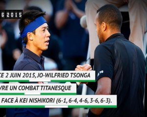 Il y a 4 ans - Tsonga déclarait sa flamme : ''Roland, je t'aime''