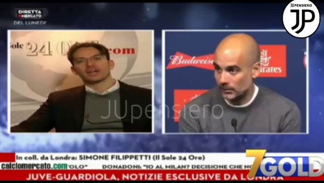 Guardiola-Juve, Filippetti de IlSole24Ore interviene in diretta: Il mondo della finanza a Londra è sicuro di Guardiola alla Juventus, sono informati perché... Su Sarri... | 03.06.2019