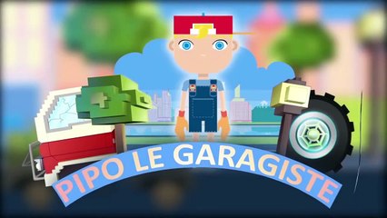 Camion poubelle, voiture de police, tractopelle | Compilation Pipo et sa dépanneuse dessin animé