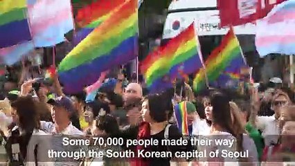 2019 Pride Parade takes place on the streets of Seoul