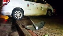Veículo da Prefeitura se envolve em acidente no Bairro Alto Alegre