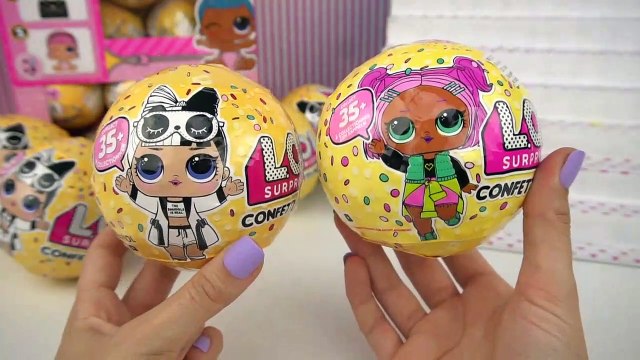 LOL Surprise Confetti Pop Wave 2 Full Case of Lil Sisters Series 3 Lil Punk Boi Unicorn