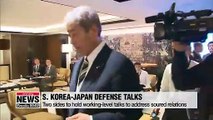 Defense chiefs of S. Korea, Japan hold talks on sidelines of Shangri-La Dialogue