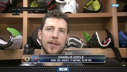 Charlie Coyle Says Bruins Have Room To Improve After Game 3 Blowout Win