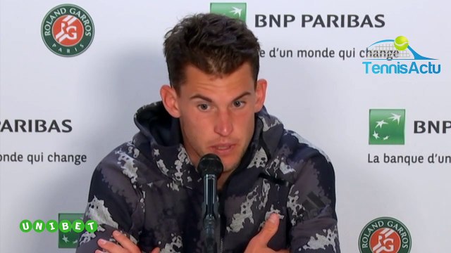 Roland-Garros 2019 - Dominic Thiem : C'est mon meilleur match à Roland-Garros jusqu'ici