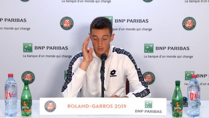 TENNIS: Roland-Garros - Hoang : "Profiter de ces moments-là"