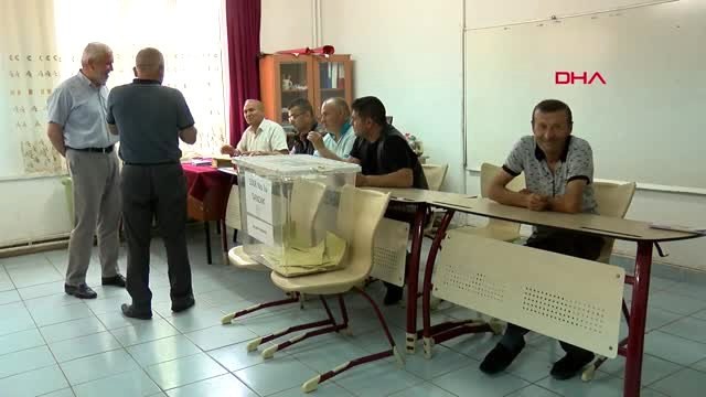 Kırıkkale'nin Keskin ilçesinde vatandaşlar yeniden sandık başında