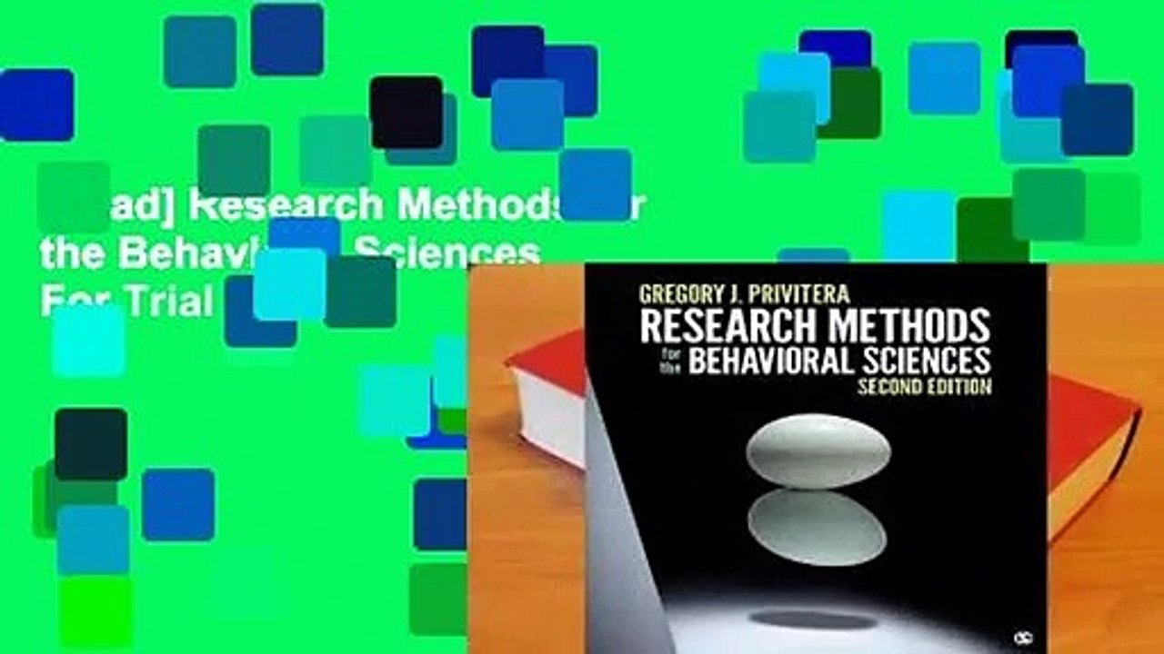 [Read] Research Methods for the Behavioral Sciences  For Trial