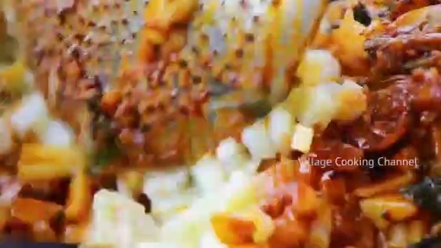 Grandpa Cooking TOMATA rice recipe with POTATO side dis