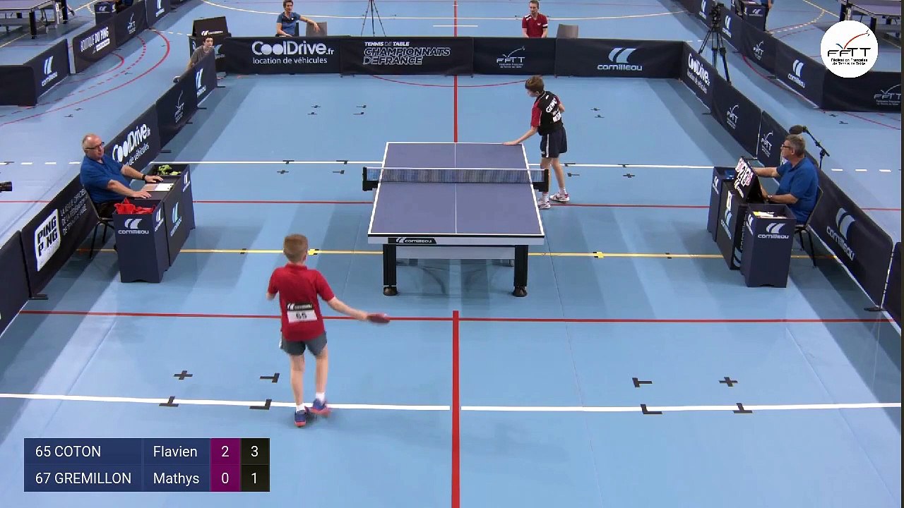 Table 1 - Ch. France Benjamins & Cadets (6)