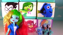 Disney & Nick Jr. Surprise Toy Blind Boxes! Teen Titans, PJ Masks, Inside Out, Spongebob, MLP