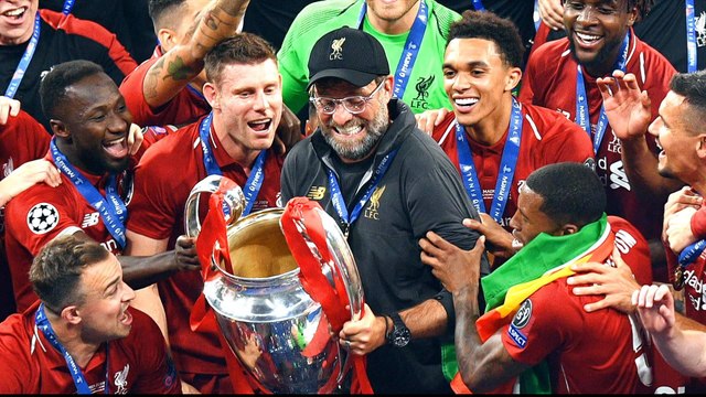 Liverpool beat Tottenham Hotspur to win Champions League trophy