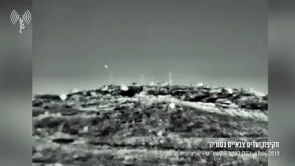 İsrail, Esed rejimini vurdu, işte o anlar!