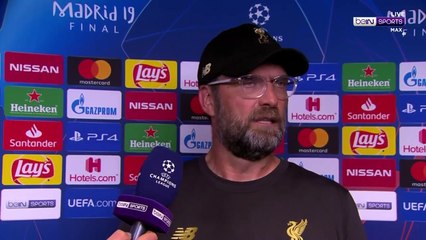 Jurgen Klopp- No bad luck today, that's why we won