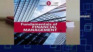Full E-book Fundamentals of Financial Management  For Online