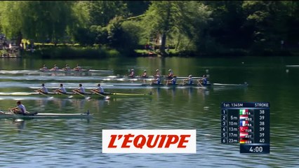 Un premier podium pour les Bleus - Aviron - Euro
