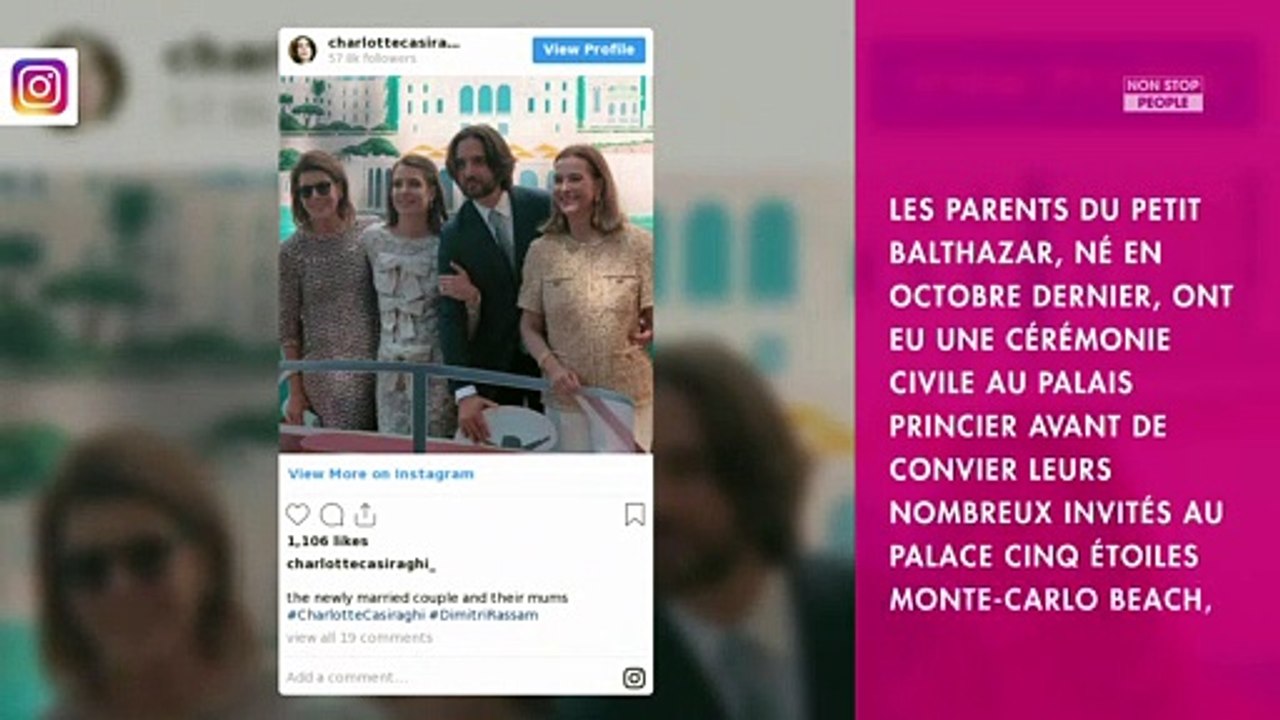 Charlotte Casiraghi et Dimitri Rassam : le couple s’est marié