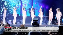 BTS holds historic concert at Wembley Stadium