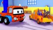 Tom The Tow Truck's Paint Shop: Baby Amber-Masha and Ethan the Bear  Truck cartoons for kids