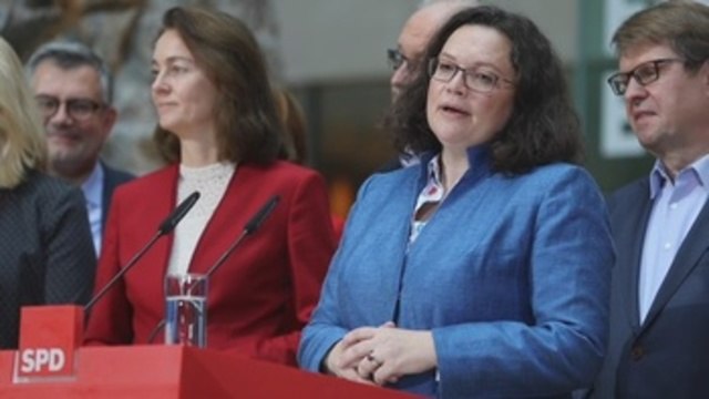 Líder de socialdemócratas alemanes anuncia que deja presidencia del partido