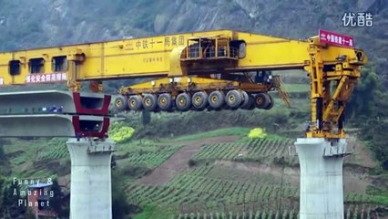 Construction d'un pont en Chine : cela prend quelques jours !