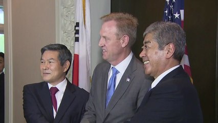 한미일 국방장관, 한반도 비핵화에 외교적 노력 / YTN