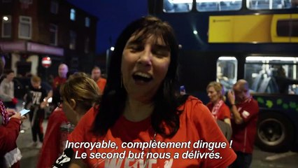 Ligue des Champions:les supporters des "Reds" fêtent la victoire
