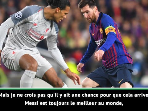 Finale - van Dijk : Le Ballon d'Or ? Messi le mérite mais bien sûr je l'accepterais !