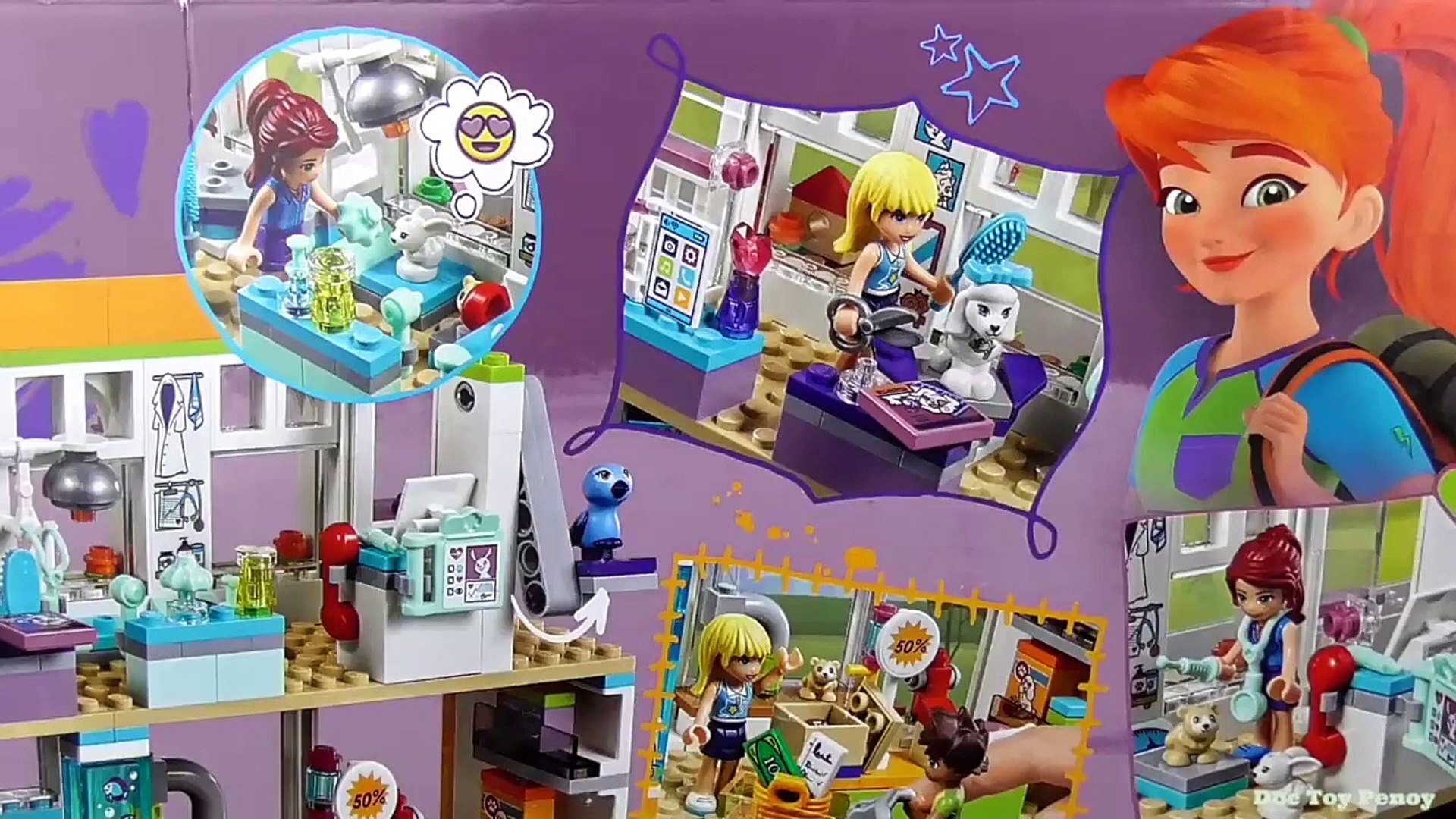 LEGO Friends Heartlake City Pet Center (41345) - Toy Unboxing and Speed  Build - video Dailymotion