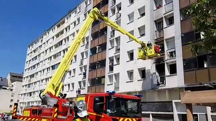 Incendie immeuble Chambéry