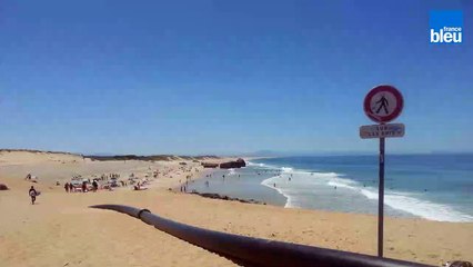 Reportage de Frédéric Denis plage du Santocha à Capbreton