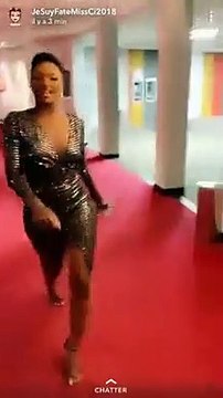 SUY FATEM (Miss CI 2018) jette son écharpe après la finale 2019