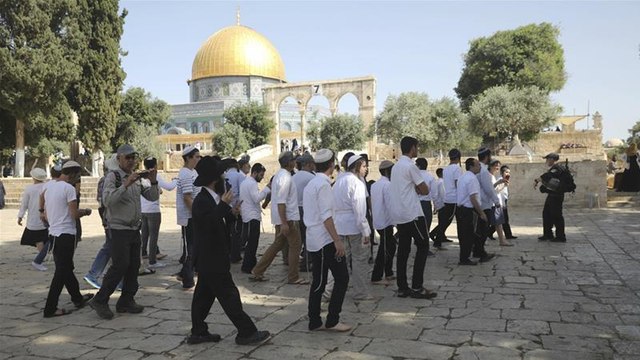 Israeli forces and settlers enter Al-Aqsa Mosque compound