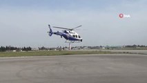 Bayram tatilinde helikopterli trafik denetimi