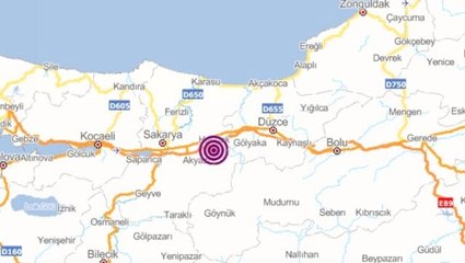 Son dakika! Sakarya'da deprem: İstanbul'da da hissedildi