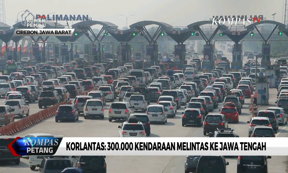 Korlantas: 300.000 Kendaraan Melintas ke Jawa Tengah