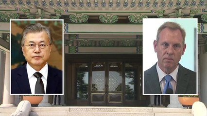 문 대통령, 내일 美 섀너핸 접견...'북핵 외교적 해결' 강조할 듯 / YTN