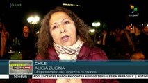 Chile: Reprimen manifestación contra medidas anunciadas por Piñera