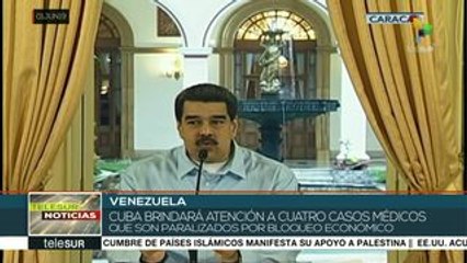 Cuba atenderá a niños enfermos, víctimas del bloqueo contra Venezuela